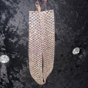 Elegant Silver Rhinestone Necklace